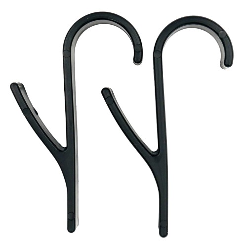 Wieszak na kaloryfer czarny - 2 sztuki